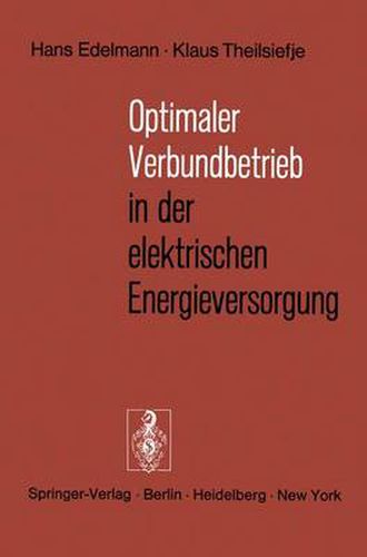 Cover image for Optimaler Verbundbetrieb in der elektrischen Energieversorgung