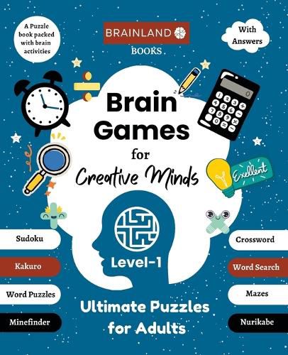 Cover image for Brain Games for Creative Minds - Ultimate Puzzles for Adults - Level 1
