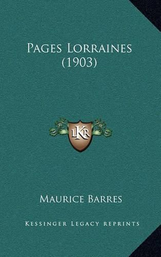 Pages Lorraines (1903)