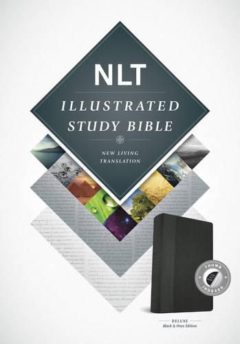 Cover image for NLT Illustrated Study Bible Tutone Black/Onyx, Indexed