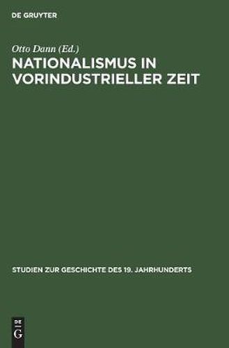 Cover image for Nationalismus in vorindustrieller Zeit