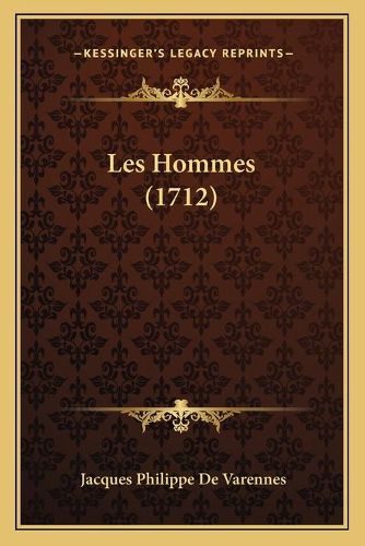 Cover image for Les Hommes (1712)