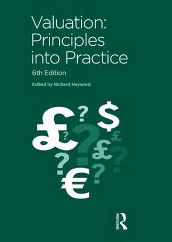 Cover image for Valuation: Principles into Practice