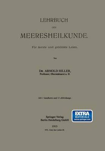 Cover image for Lehrbuch Der Meeresheilkunde: Fur Aerzte Und Gebildete Laien