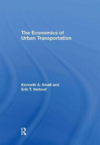 Cover image for The Economics of Urban Transportation