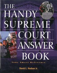 Cover image for The Handy Supreme Court Answer Book
