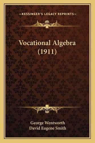 Cover image for Vocational Algebra (1911)