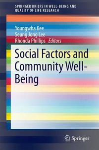 Cover image for Social Factors and Community Well-Being