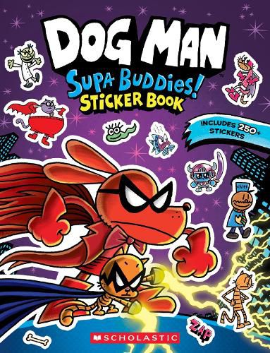 Cover image for Dog Man: Supa Buddies! Sticker Book