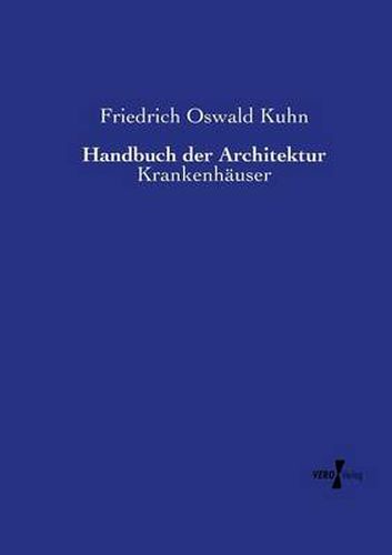 Cover image for Handbuch der Architektur: Krankenhauser