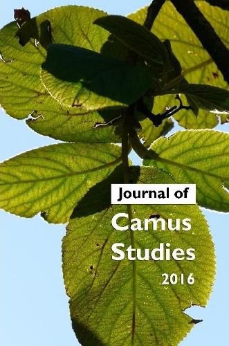 Cover image for Journal of Camus Studies 2016
