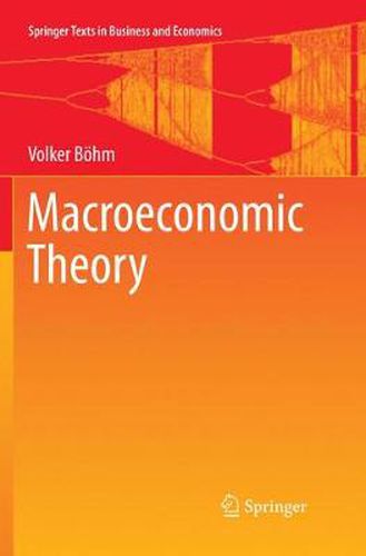 Cover image for Macroeconomic Theory