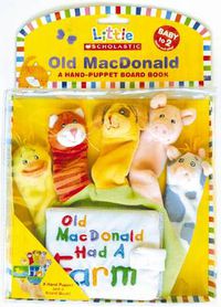 Cover image for Little Scholastic: Old Macdonald Hand-Puppet Board Book