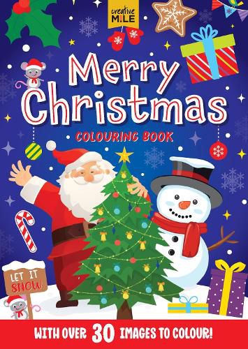 Cover image for Merry Christmas Colouring Book