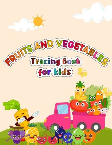 Fruits and Vegetables Tracing Book for kids