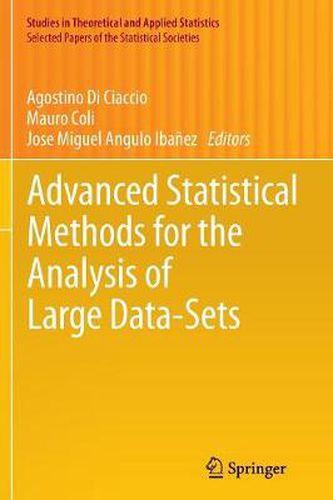 Cover image for Advanced Statistical Methods for the Analysis of Large Data-Sets