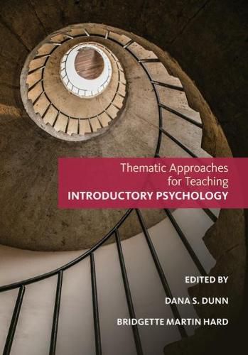 Cover image for Thematic Approaches for Teaching Introductory Psychology