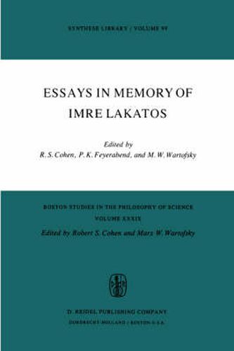 Essays in Memory of Imre Lakatos