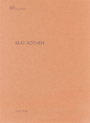 Cover image for Beat Rothen: De Aedibus 40