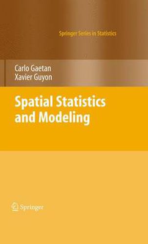 Cover image for Spatial Statistics and Modeling