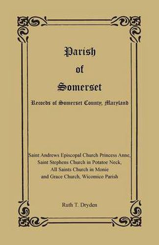 Cover image for Parish of Somerset: Records of Somerset County, Maryland