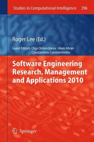 Cover image for Software Engineering Research, Management and Applications 2010