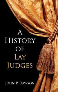 Cover image for A History of Lay Judges