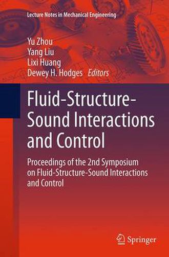 Cover image for Fluid-Structure-Sound Interactions and Control: Proceedings of the 2nd Symposium on Fluid-Structure-Sound Interactions and Control