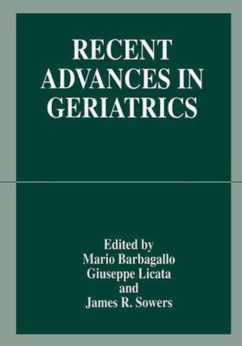 Cover image for Recent Advances in Geriatrics