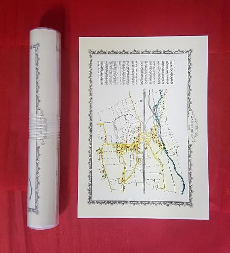 Cover image for Water Orton 1882 - Old Map Supplied Rolled in a Clear Two Part Screw Presentation Tube - Print Size 45cm x 32cm