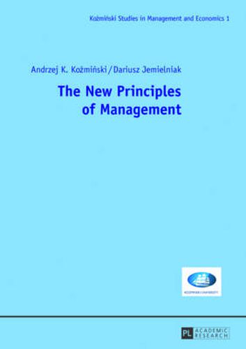 Cover image for The New Principles of Management