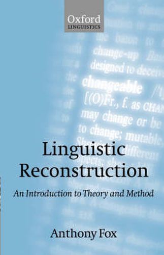 Cover image for Linguistic Reconstruction: An Introduction to Theory and Method