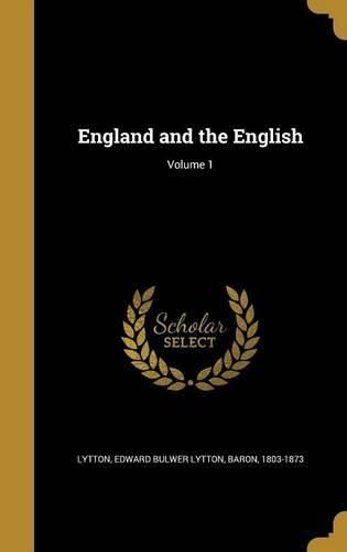 Cover image for England and the English; Volume 1