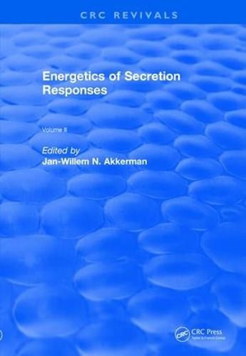Cover image for Energetics of Secretion Responses: Volume II