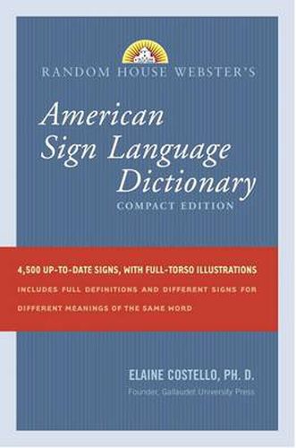 Cover image for Random House Webster's Compact American Sign Language Dictionary