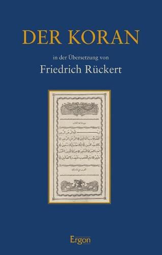 Cover image for Der Koran: In Der Ubersetzung Von Friedrich Ruckert