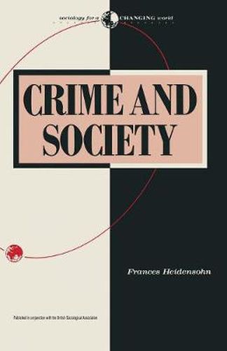 Cover image for Crime and Society