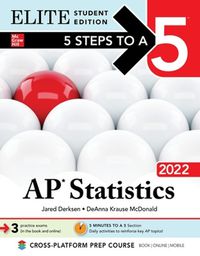 Cover image for 5 Steps to a 5: AP Statistics 2022 Elite Student Edition