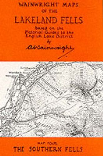 Wainwright Maps of the Lakeland Fells: Southern Fells