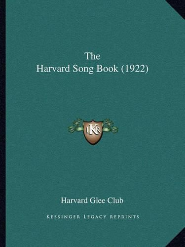 Cover image for The Harvard Song Book (1922)