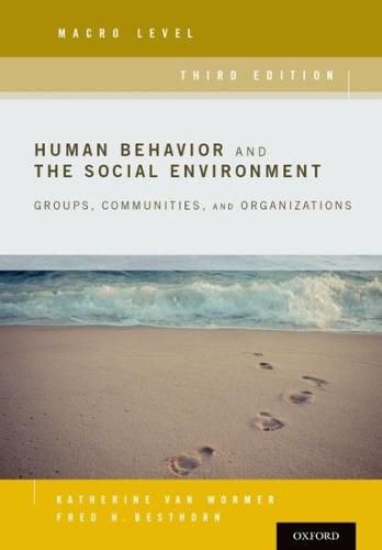 Cover image for Human Behavior and the Social Environment, Macro Level: Groups, Communities, and Organizations