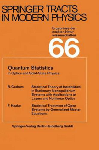 Cover image for Quantum Statistics in Optics and Solid-State Physics