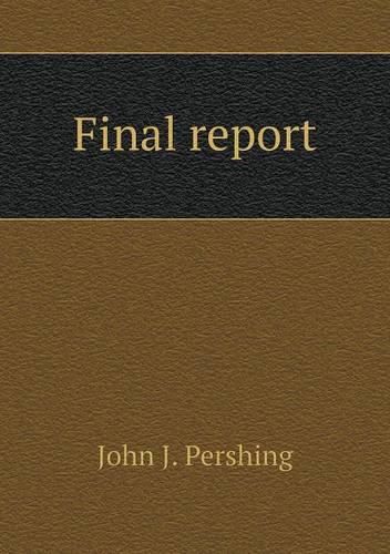 Cover image for Final report