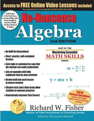 No-Nonsense Algebra, 2nd Edition: Part of the Mastering Essential Math Skills Series