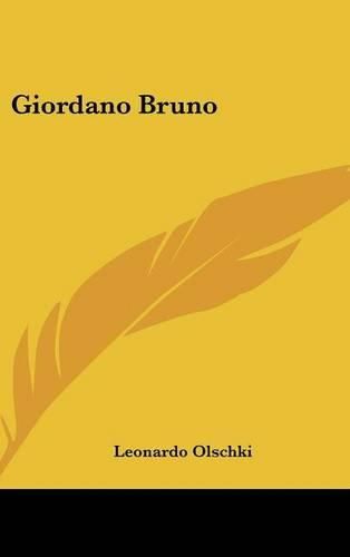 Cover image for Giordano Bruno