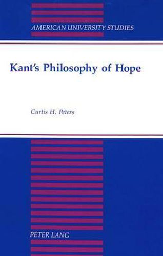 Kant's Philosophy of Hope