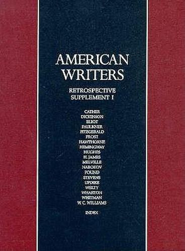 Cover image for American Writers: Retrospective Supplement I