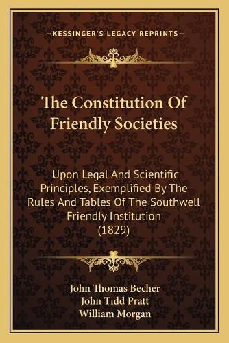 Cover image for The Constitution Of Friendly Societies