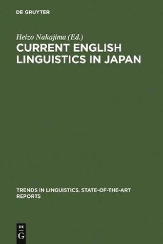 Cover image for Current English Linguistics in Japan