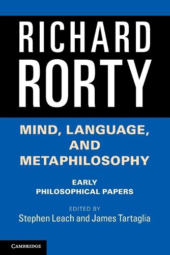 Cover image for Mind, Language, and Metaphilosophy: Early Philosophical Papers